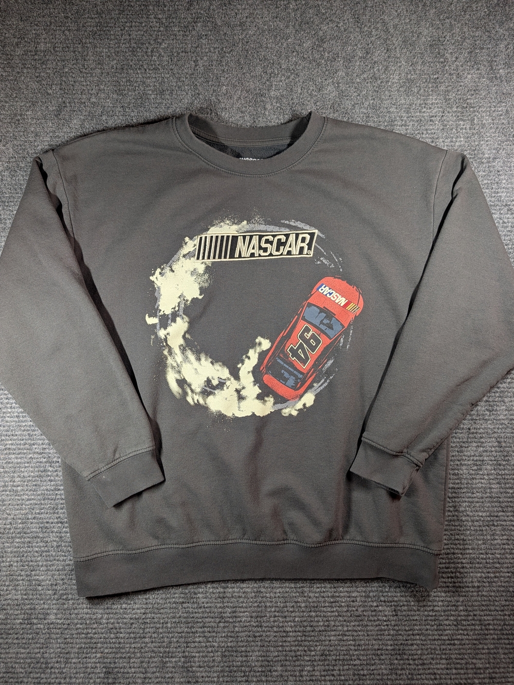 NASCAR Men's Gray Crewneck Sweatshirt XL